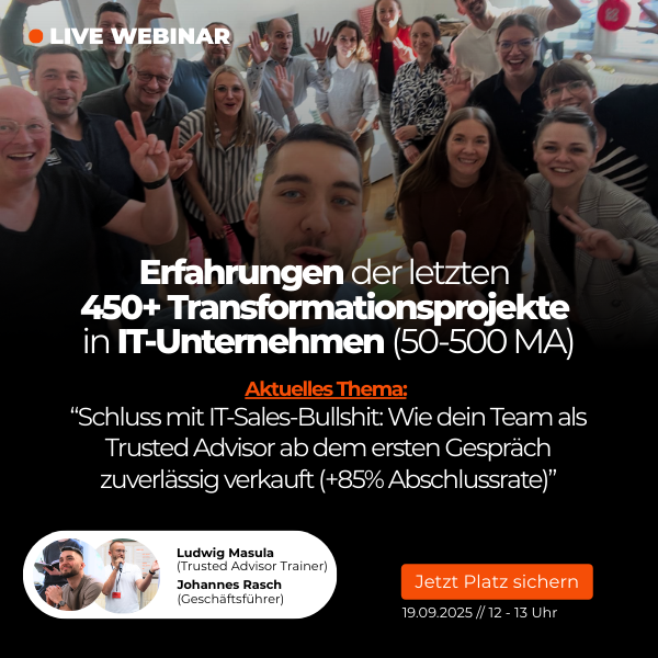 Webinar Trusted Advisor Sales