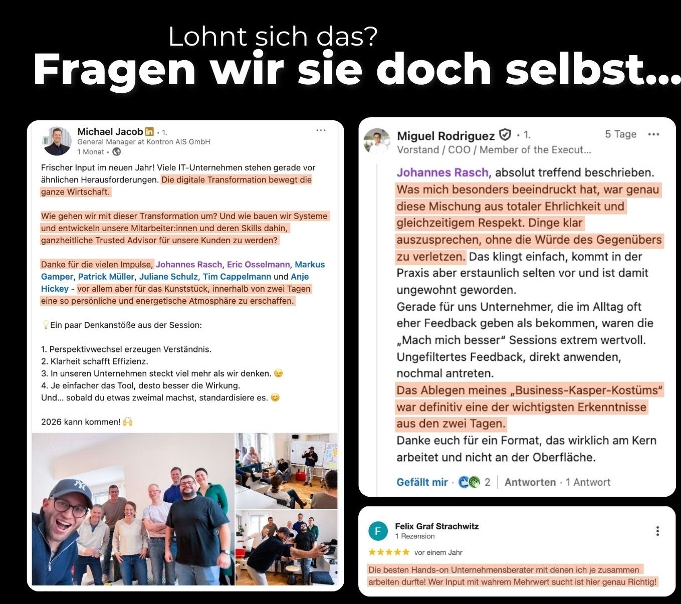 Stimmen der Erweckungs-Session