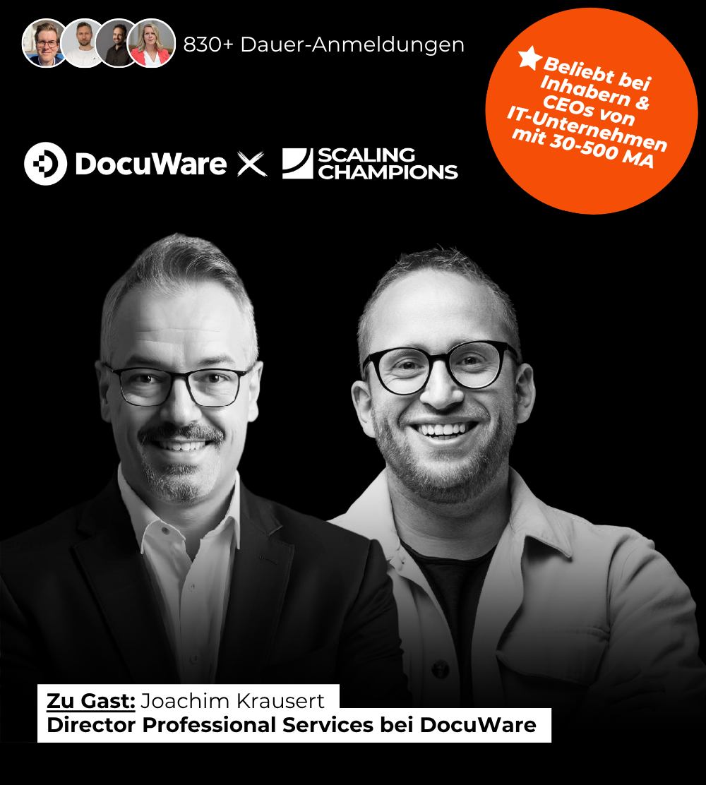 Joachim Krausert DocuWare Scaling Champions