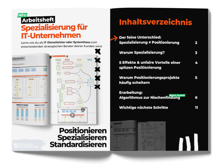 Spezialisierung und Positionierung IT-Unternehmen
