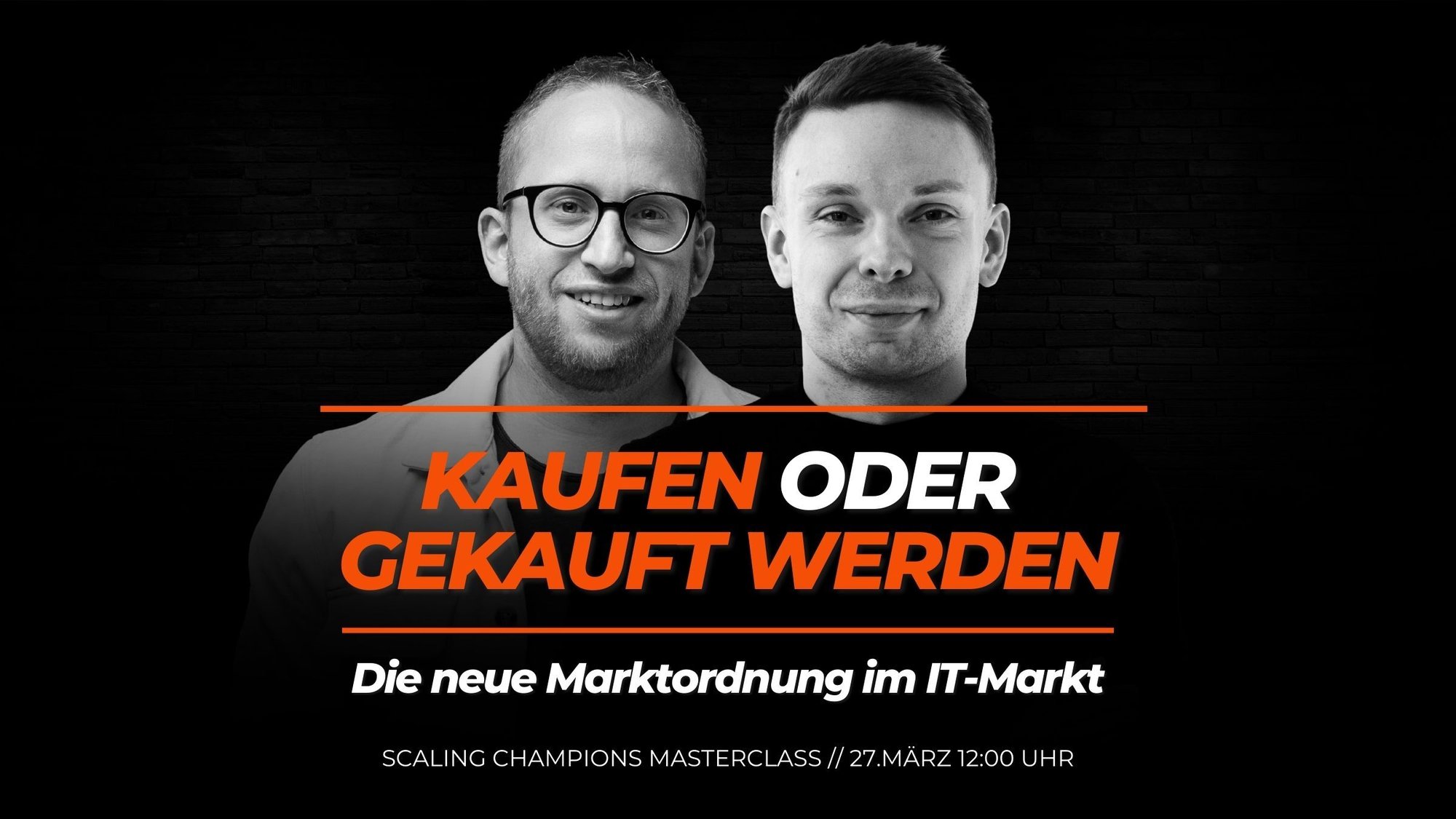 Live Masterclass IT-Unternehmen