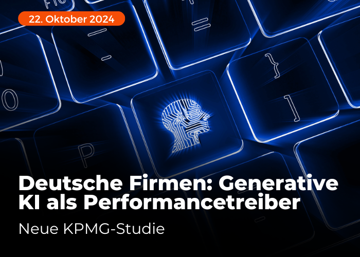 Deutsche Unternehmen setzen auf generative KI als Performancetreiber