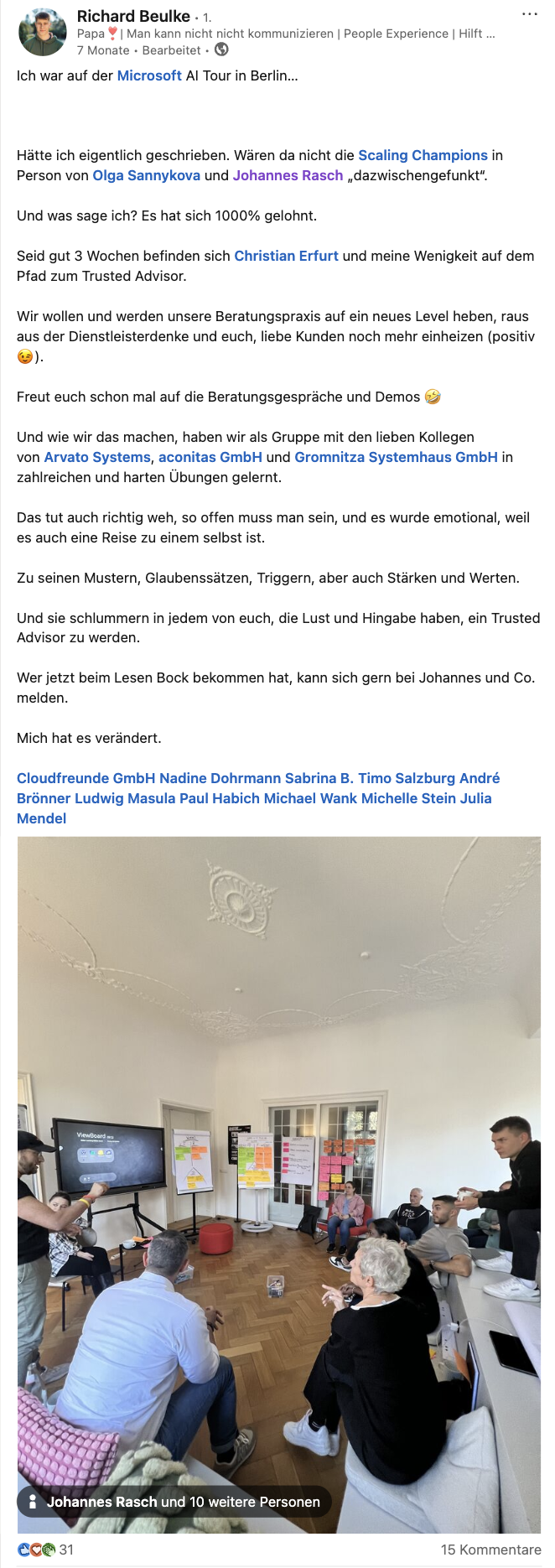 Richard Beulke Trusted Advisor