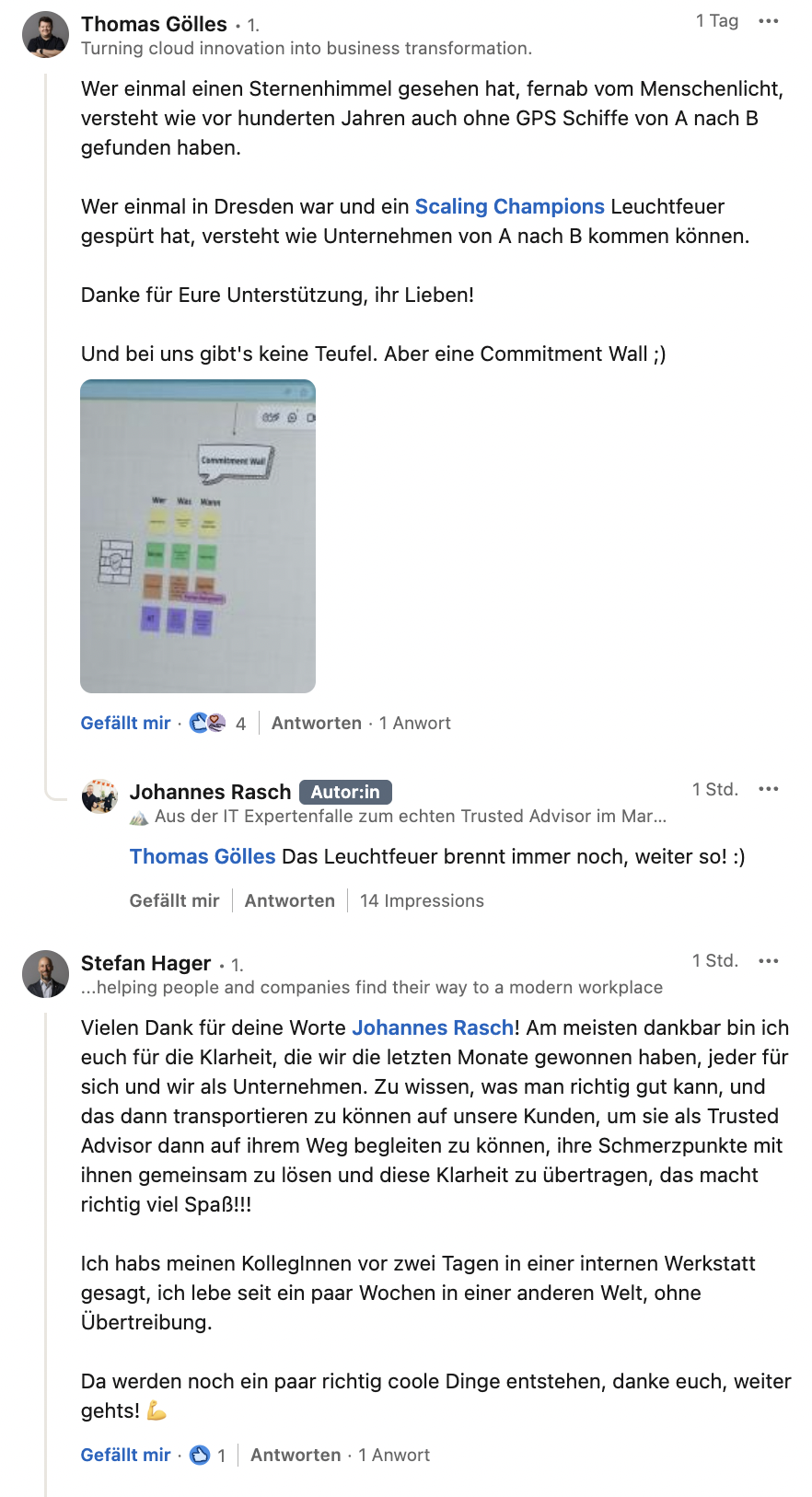 Stimmen über die Trusted Advisor Ausbildung